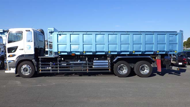 大型天蓋ロングダンプ車