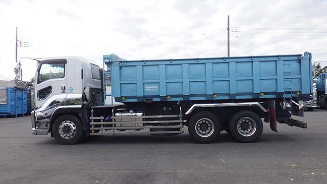 大型天蓋ダンプ車